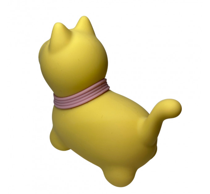 Стимулятор клітора з язичком UNIVIBE Котик, 10 режимів, жовтий