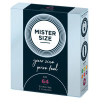 Презервативы латексные Mister Size 64 мм ультра тонкие (цена за упаковку, 3 шт.) Презервативы латексные Mister Size 64 мм ультра тонкие (цена за упаковку, 3 шт.)