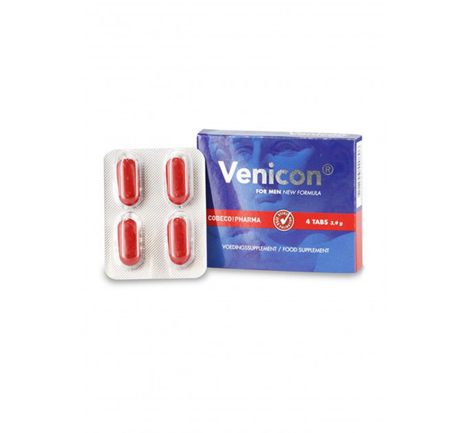 Таблетки для потенції Venicon for Men (ціна за упаковку, 4 таблетки)
