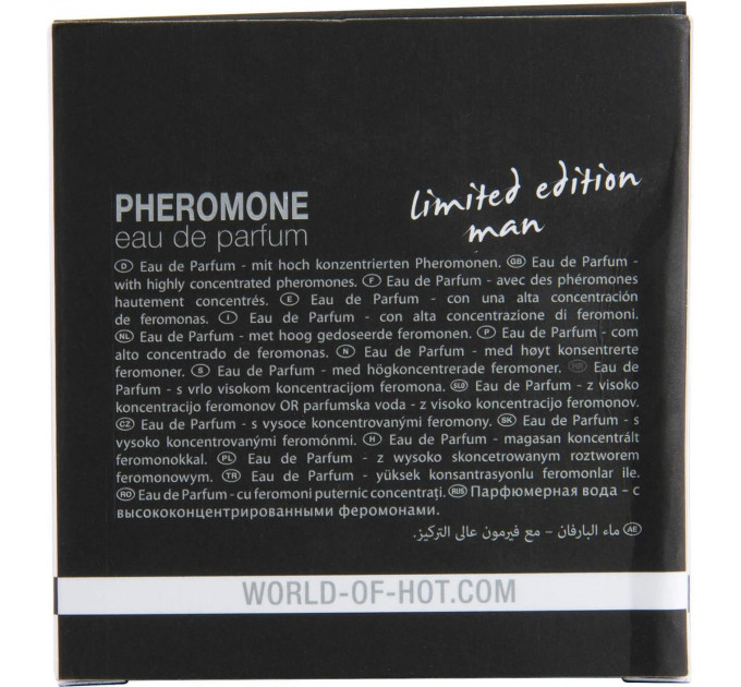 Туалетная вода для мужчин HOT Dubai Limited Edition с феромонами, 30 мл