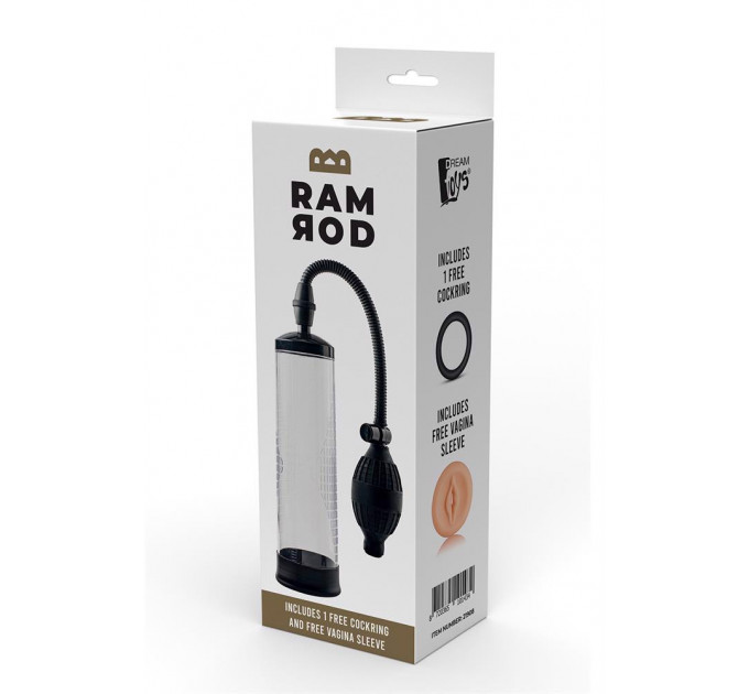 Вакуумная помпа для пениса Dream Toys RAMROD CLASSIC PENIS PUMP Вакуумная помпа для пениса Dream Toys RAMROD CLASSIC PENIS PUMP