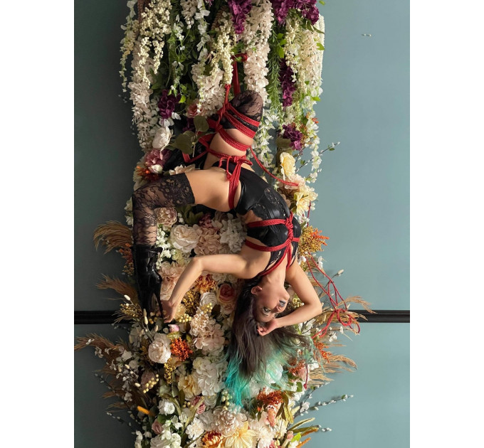 Мотузка для бондажу Star Night червона, One Size