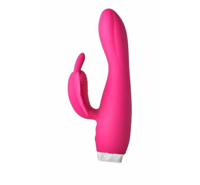 Вибратор кролик в виде Бабочки Dream Toys Flirts Butterfly, розовый, 17 см х 3 см