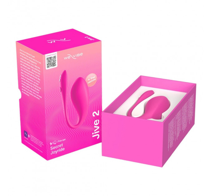 Виброяйцо с функцией управления телефоном Jive 2 by We-Vibe Electric Pink