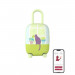 Віброяйце та вакуумний стимулятор для клітора 2в1 BeYourLover Magic Suitcase в зарядному кейсі, зелений