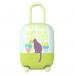 Віброяйце та вакуумний стимулятор для клітора 2в1 BeYourLover Magic Suitcase в зарядному кейсі, зелений