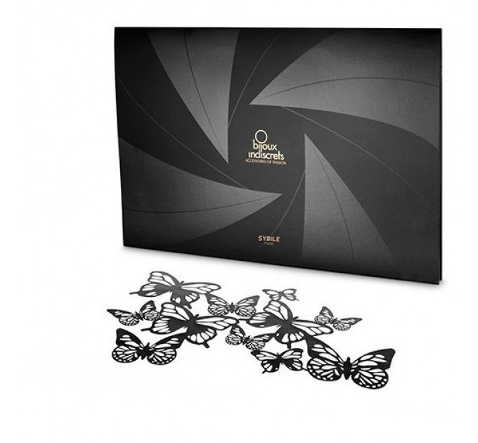 Виниловая маска SYBILLE от Bijoux Indiscrets, черная