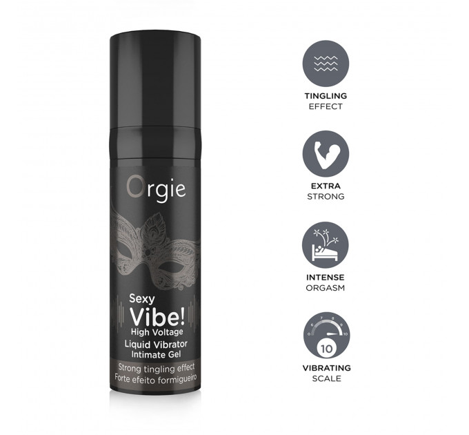Жидкий вибратор Orgie «SEXY VIBE» интенсивность вибрации: сильная, 15 мл