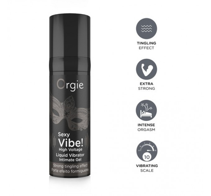 Рідкий вібратор Orgie "SEXY VIBE" інтенсивність вібрації: сильна, 15 мл