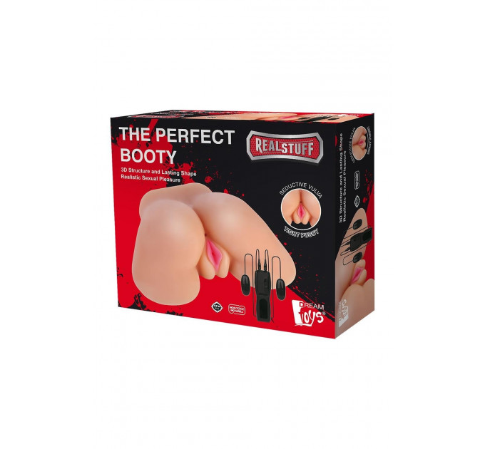 3D Мастурбатор с вибрацией REALSTUFF THE PERFECT BOOTY 3D Мастурбатор с вибрацией REALSTUFF THE PERFECT BOOTY