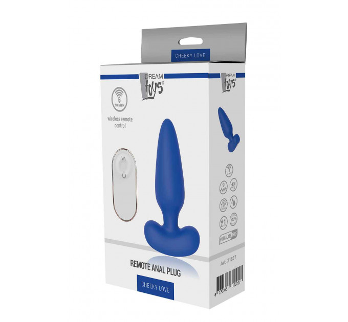 Анальная пробка с дистанционным управлением Dream Toys CHEEKY LOVE REMOTE ANAL PLUG