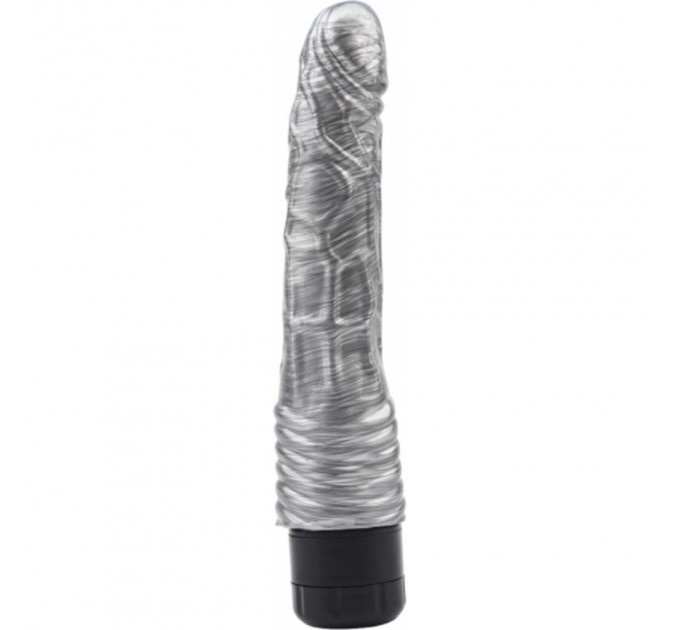 Вибратор реалистичный Chisa Dark Muscle 22.3 см, серебристый