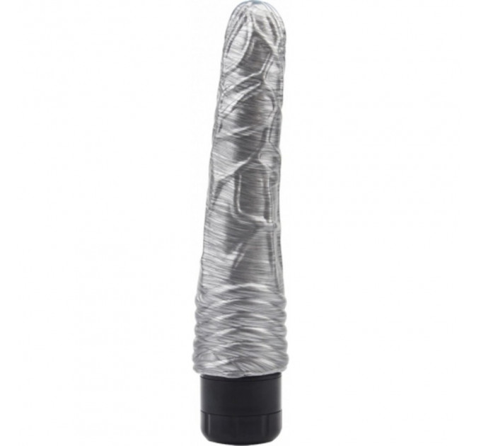 Вибратор реалистичный Chisa Dark Muscle 22.3 см, серебристый