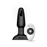 Анальная пробка с вибрацией и пультом управления B-VIBE RIMMING PLUG 2, черная