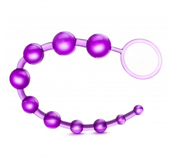 Анальная цепочка Blush B YOURS BASIC BEADS PURPLE