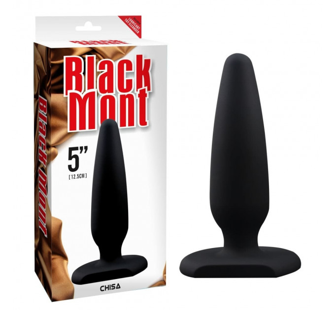 Анальний плаг Chisa Black Mont, чорний, XL