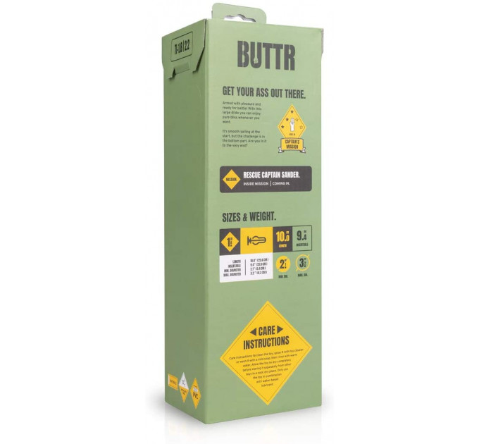 Большая анальная пробка BUTTR Tactical I Dildo