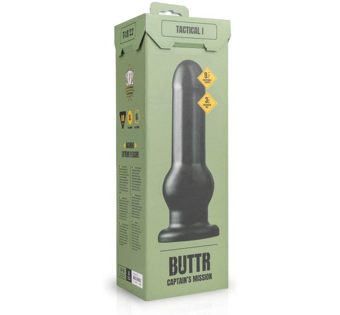 Большая анальная пробка BUTTR Tactical I Dildo