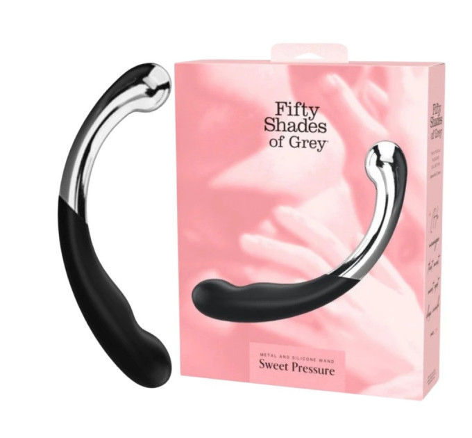 Двосторонній фалоімітатор, масажер точки G Fifty Shades of Grey силікон та метал