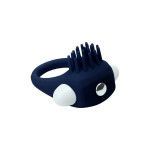 Эрекционное кольцо Dream Toys Rings of Love с усиками, синего цвета