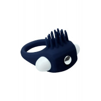 Эрекционное кольцо Dream Toys Rings of Love с усиками, синего цвета