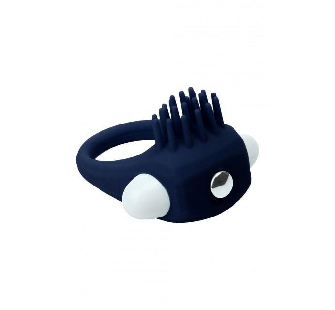 Эрекционное кольцо Dream Toys Rings of Love с усиками, синего цвета