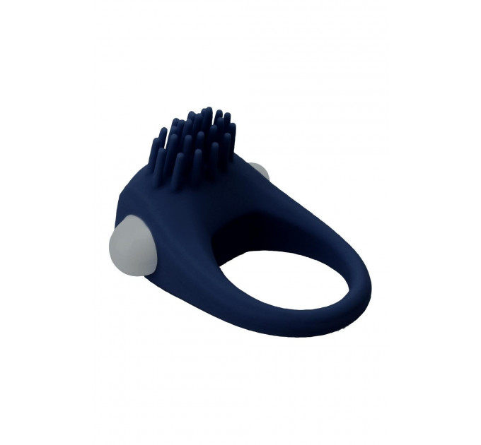 Эрекционное кольцо Dream Toys Rings of Love с усиками, синего цвета