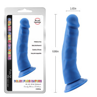 Фаллоимитатор Chisa Delux Pure Nature на присоске, синий