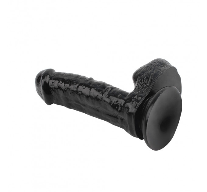 Фаллоимитатор с присоской Chisa Rubicon Gentle Black Penis, черный