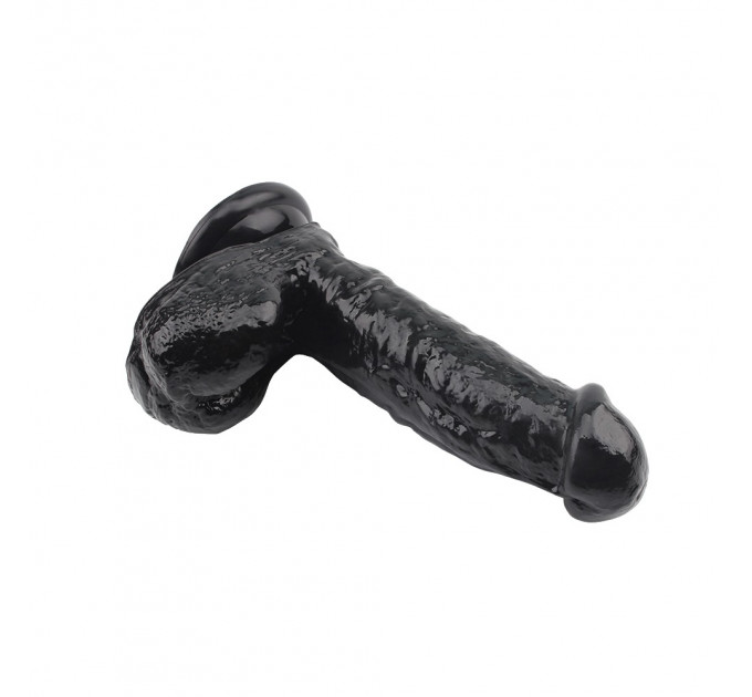 Фаллоимитатор с присоской Chisa Rubicon Gentle Black Penis, черный