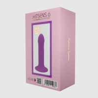 Фалоімітатор термореактивний Adrien Lastic Hitsens 6 на присосці, фіолетовий