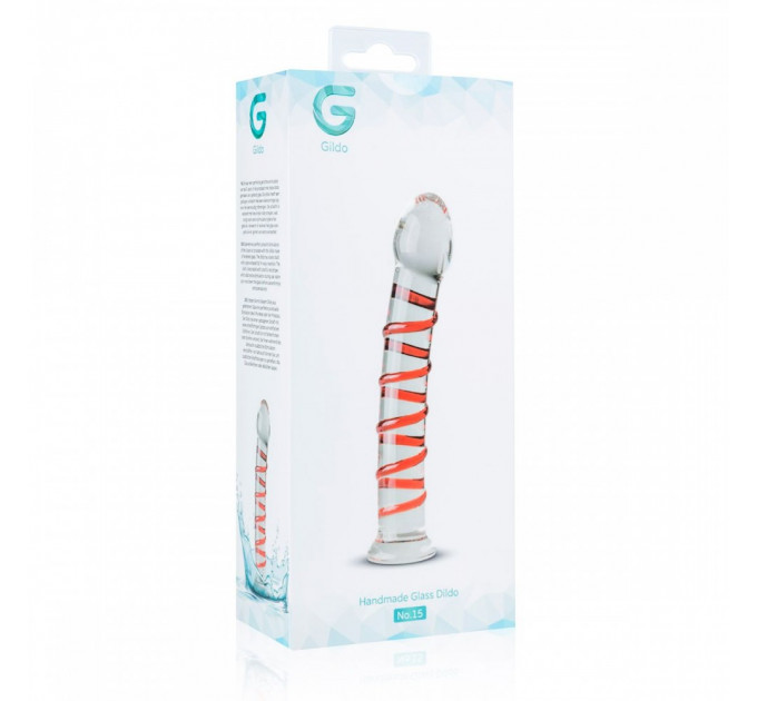 Фалоіммітатор скло Gildo Glass Dildo No.15