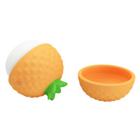 Клиторальный пульсатор PRETTY LOVE Pineapple Secret оранжевый, 5,7 х 5,1 см