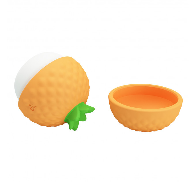 Клиторальный пульсатор PRETTY LOVE Pineapple Secret оранжевый, 5,7 х 5,1 см