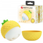 Клиторальный пульсатор PRETTY LOVE Pineapple Secret желтый, 5,7 х 5,1 см