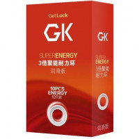 Кольцо эрекционное Chisa Get Lock Super Energy, прозрачное