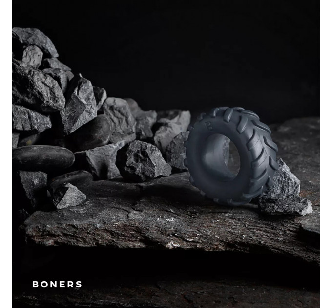 Кольцо эрекционное Boners Tire Cock Ring - Grey