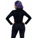 Комбинезон скелет с цветочным принтом Leg Avenue Floral skeleton catsuit S