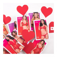 Купальник раздельный розовый Obsessive Lollypopy 2-pcs set S/M