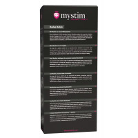 Лассо на пенис и мошонку с электростимуляцией Mystim черные