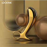 Массажер простаты Sevanda Woodpecker Massager, металлический, золотой