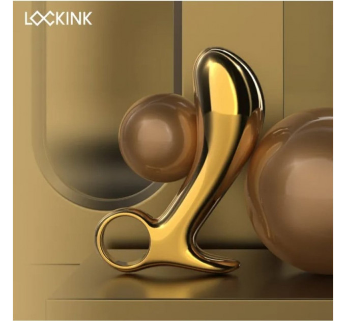 Массажер простаты Sevanda Woodpecker Massager, металлический, золотой