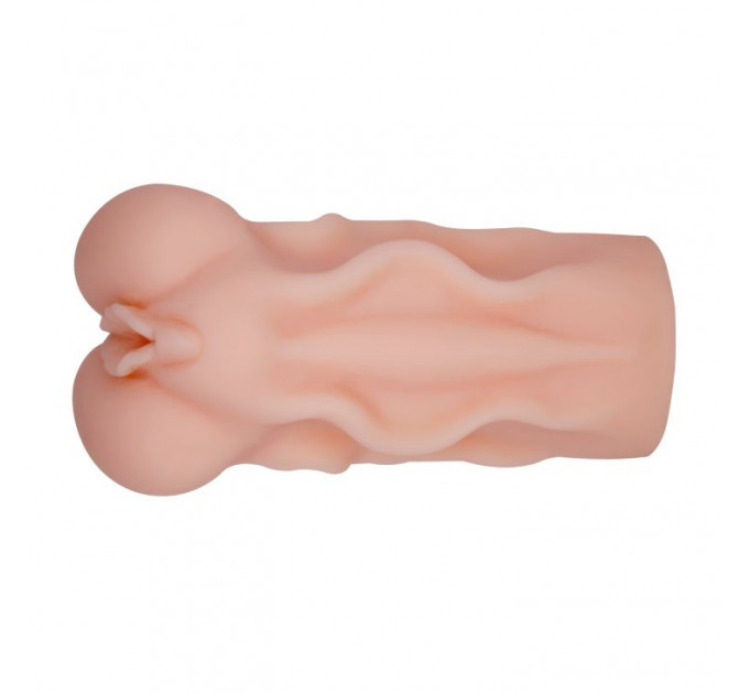 Мастурбатор-вагіна Crazy Bull Linda реалістичний, бежевий, 13.7 х 6.5 см