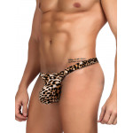 Чоловічі стрінги Star Night з леопардовим принтом, L