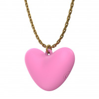 Міні-вібратор кліторальний Every Night Toys Eileen серце, світло-рожевий, 10 режимів вібрації