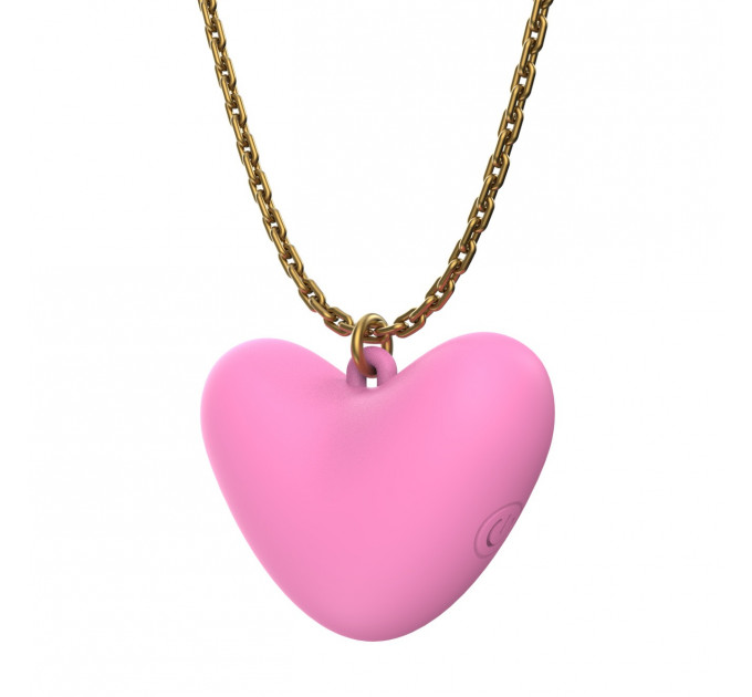 Міні-вібратор кліторальний Every Night Toys Eileen серце, світло-рожевий, 10 режимів вібрації