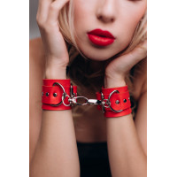 Наручники Candy Hero HC4R екокожа RED