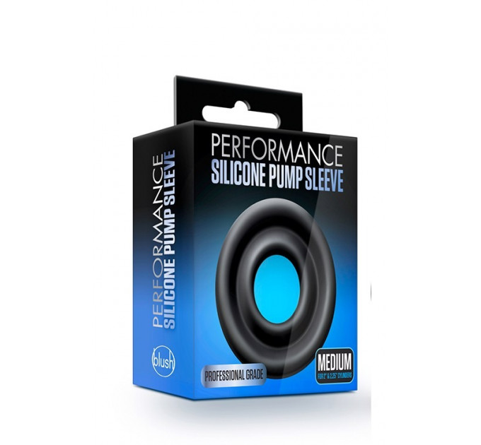 Насадка для мужской вакуумной помпы Performance черная, 6.2 см MEDIUM