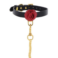 Нашийник з повідцем Taboom Wild Roses Collar & Leash з декоративними трояндами
