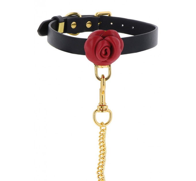 Нашийник з повідцем Taboom Wild Roses Collar & Leash з декоративними трояндами